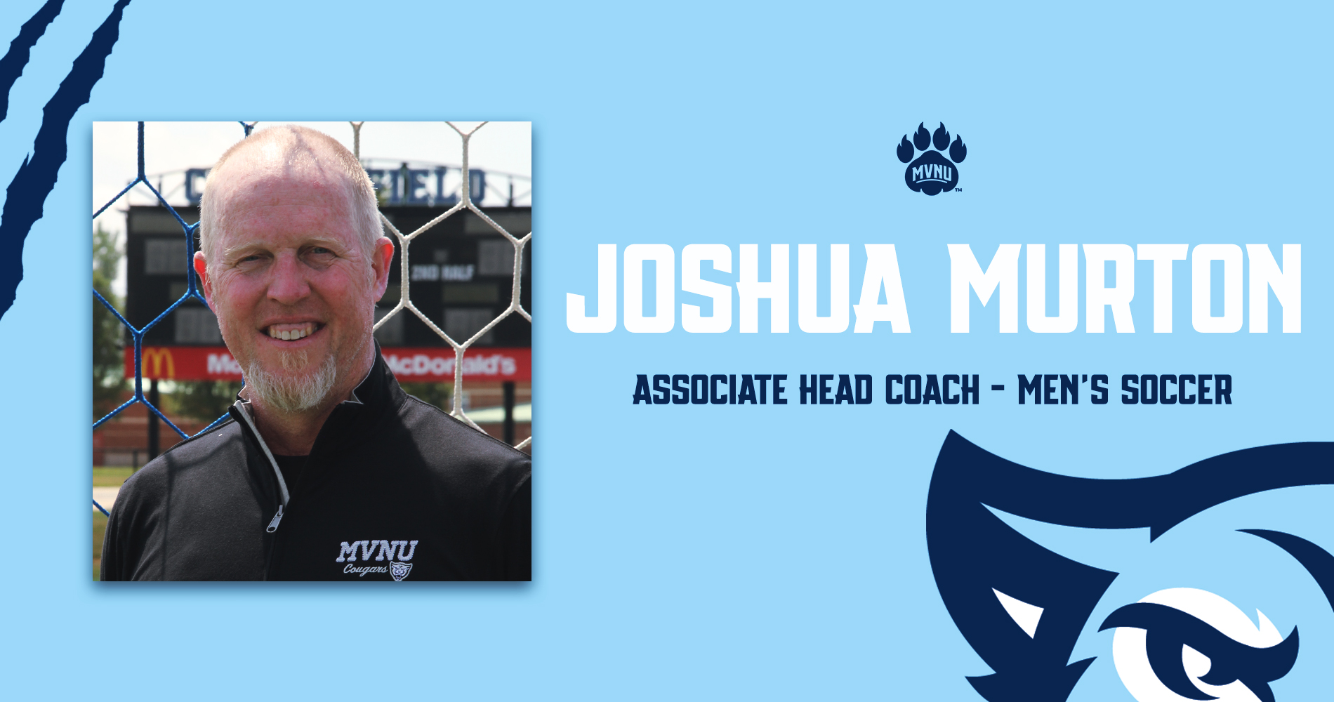 Murton Promoted to Associate Head Coach for MVNU Men&rsquo;s Soccer